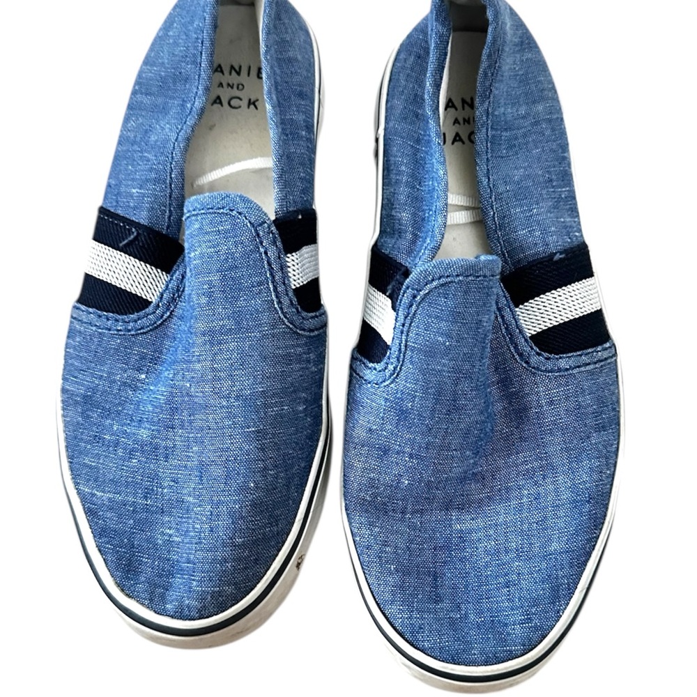 Janie and Jack Blue Slip-On Kids Shoes